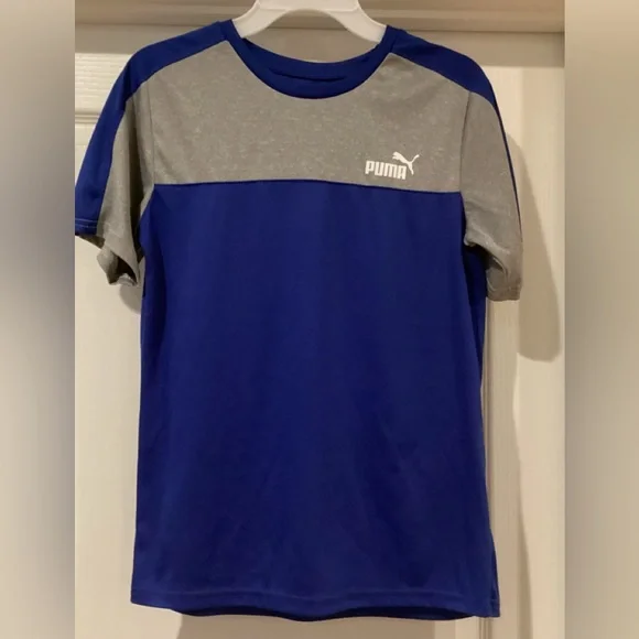 PUMA Boys' Logo T-Shirt Size L(14/16) - Picture 2 of 4